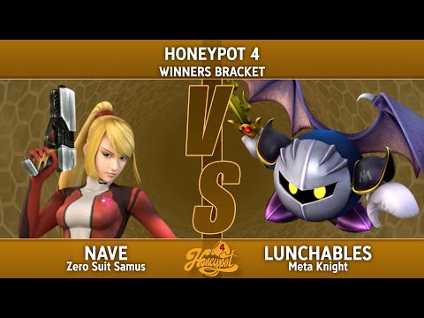 Honeypot 4 Winners Bracket - Nave (Zero Suit Samus) Vs. Lunchables (Meta Knight)