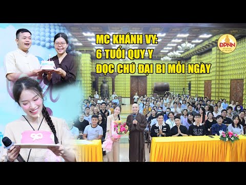 Giao lưu với MC Khánh Vy trong Talkshow Vì sao tôi theo Đạo Phật
