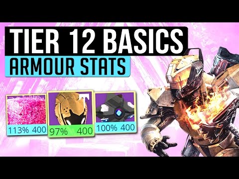 Destiny | TIER 12 BASICS! - How To Identify Armor Stat Rolls & Get Tier 12 Easily! (Age of Triumph)