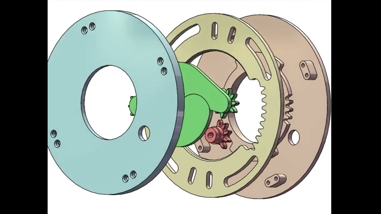 3DP2BLROD30A-3D Printable Iris mechanism 3D Print Model