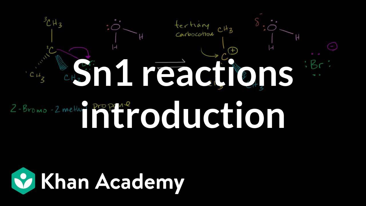 Sn1 reactions introduction