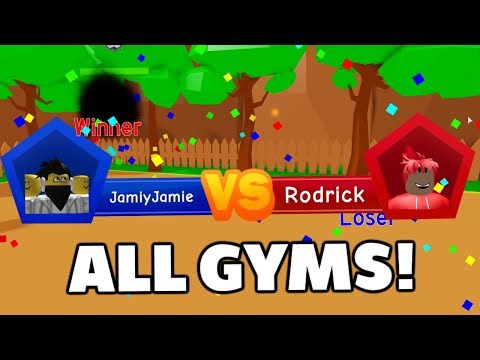 BATTLING THE *NEW* GYMS IN PET TRAINER SIMULATOR!