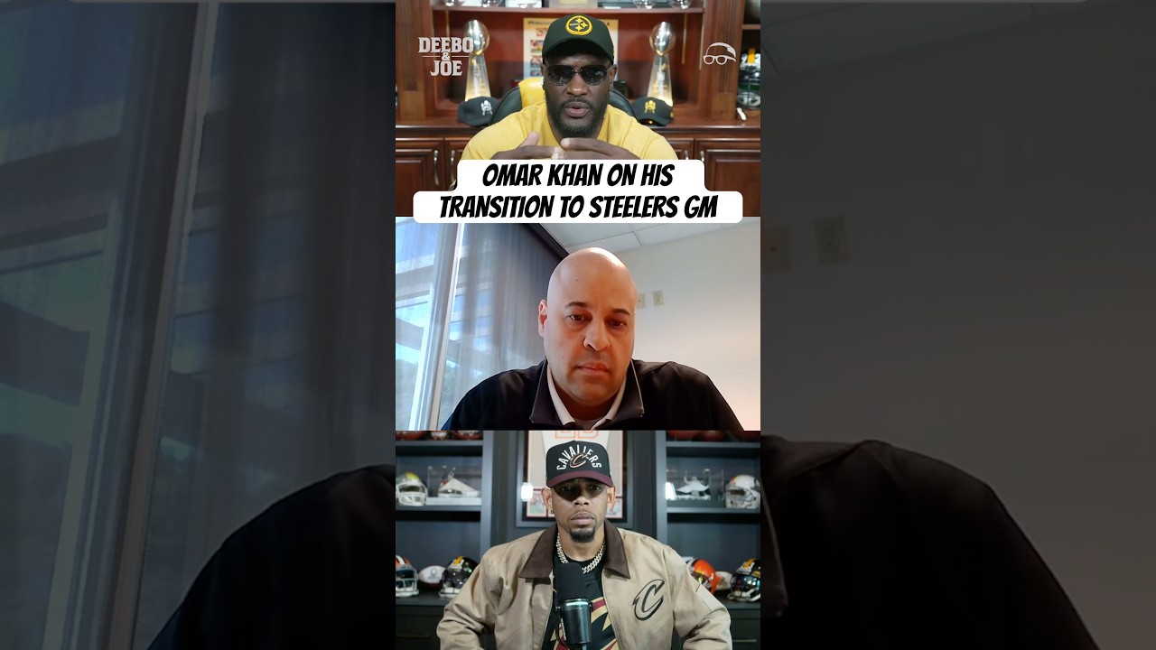 #OmarKhan on his transition to becoming the #Steelers GM #DeeboAndJoe #NFL