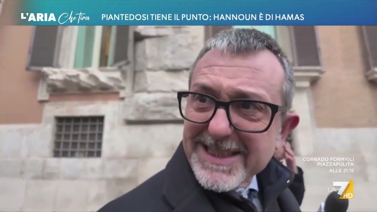 Piantedosi tiene il punto: "Hannoun è di Hamas"