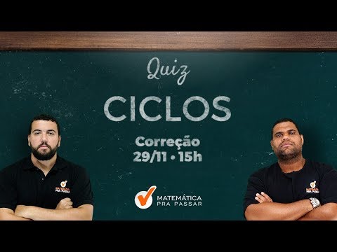 CONCURSO ALBA 2018: QUIZ DE RACIOCÍNIO LÓGICO MATEMÁTICO DE CICLOS BANCA FGV.