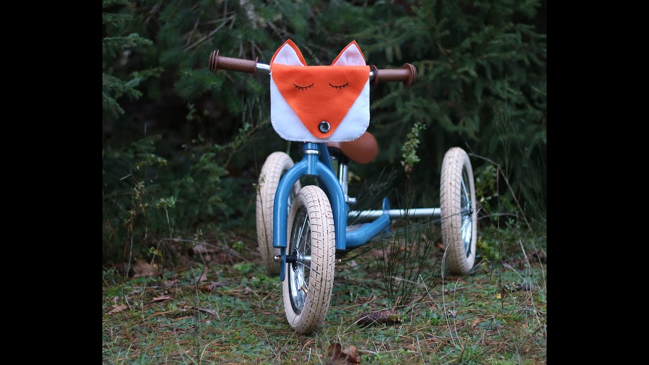 Nähanleitung Fahrradtasche im Fuchs-Design
