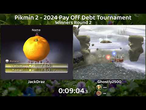 Pikmin 2 Pay Off Debt Tournament 2024 Winners Round 2 - @ghostly2500 vs @JackDraz!