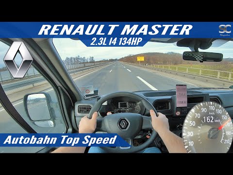 Renault Master Facelift (2020) - Autobahn Top Speed Drive POV