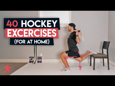 40 HOCKEY EXERCISES YOU CAN DO AT HOME 🏒