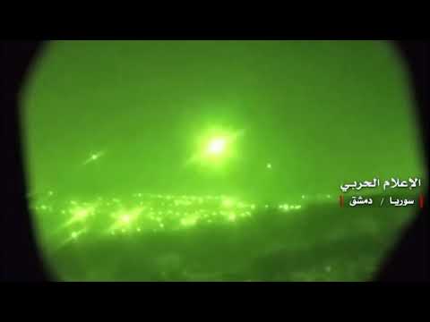 BREAKING Israeli Air Strikes on Damascus Airport Syria Raw Footage September 15 2018 News Video