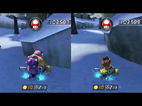 WR Tie - Mount Wario [150cc] - 1:41.983 - StervtL VS Shira (Mario Kart 8 Deluxe World Record)
