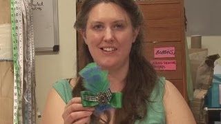 How to create feather hair accessories