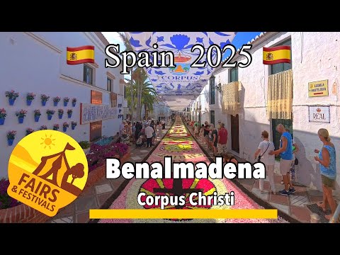 Corpus Christie in Benalmadena pueblo