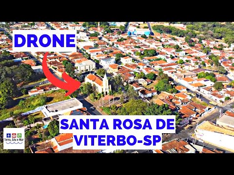 DRONE NO CENTRO DE SANTA ROSA DE VITERBO-SP [4K]