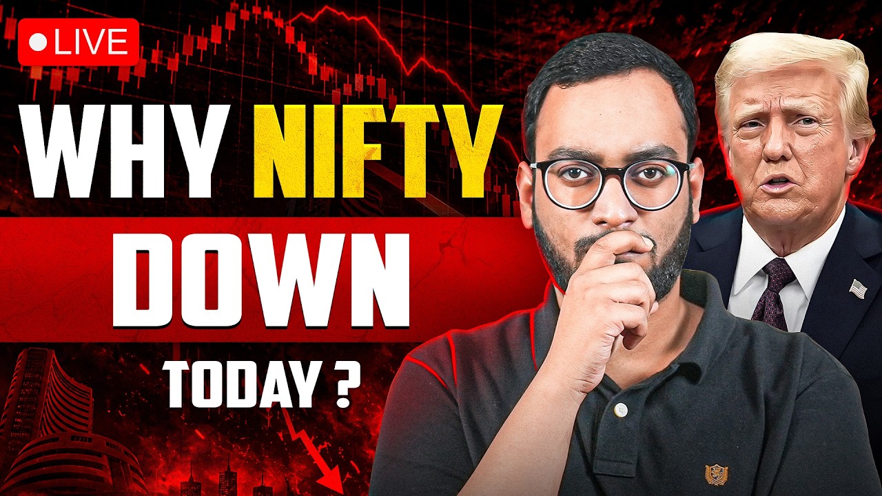 🔴Why Nifty Down Today?  | Nifty & Sensex Prediction Tomorrow | 7 Sep | Investographer