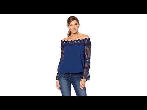 Colleen Lopez C'est Magnifique OfftheShoulder Top