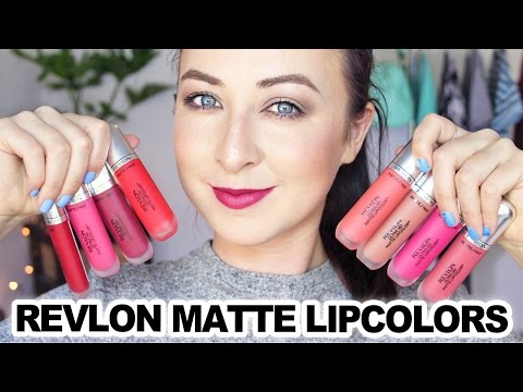 Revlon Ultra HD Matte Lip Color Review & Swatches |...