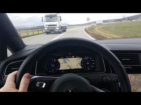VW Golf GTE ACC Adaptive Cruise Control and Lane Assist - Almost Crash my Car
