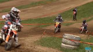 preview picture of video 'Motocross, Slovakian-Hungarian 50-65cc Junior Championship 1st round in Hungary Őrbottyán.'