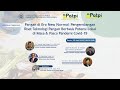 Webinar Nasional FTP UGM-PATPI: "PANGAN DI ERA NEW NORMAL" Webinar Nasional FTP UGM-PATPI: "PANGAN DI ERA NEW NORMAL"