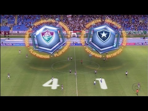 Fluminense 4x1 Botafogo - Carioca 2012 - 1º Jogo - 2º Tempo - HD 1080i
