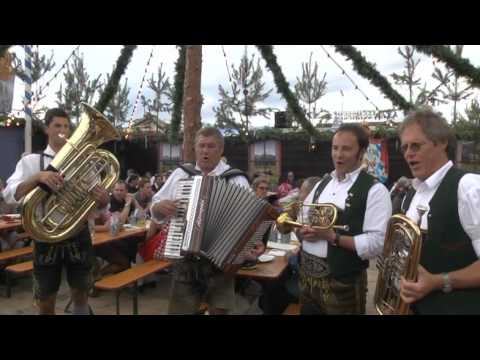 die 4 Hinterberger Musikanten, Oktoberfest, beim Ammer, Weißblau im Wind.mpg