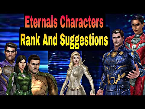 Eternals Update Characters Rank And Advice On Eternals Epic Quest Characters - Marvel Future Fight