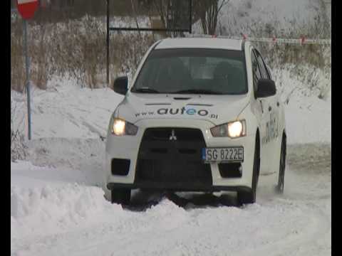 Zimowy Sprint 07.02.2010 Włoch Grzegorz Gloger Andrzej  Mitsubishi Lancer EVO X.avi