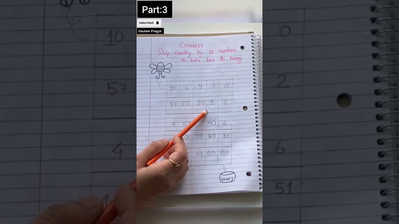 FUN Skip Counting Worksheets #grade1 #kindergarten #shorts