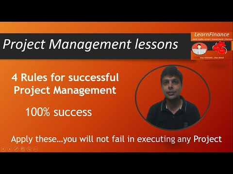 4 Golden rules for successful Project Management I No cost overruns I Project Management Basics