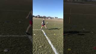 Jude soccer training session