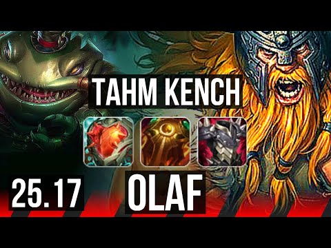 TAHM KENCH vs OLAF (TOP) | Dominating | EUW Diamond | 25.17