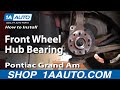 How To Install Replace Front Wheel Hub Bearing GM ...