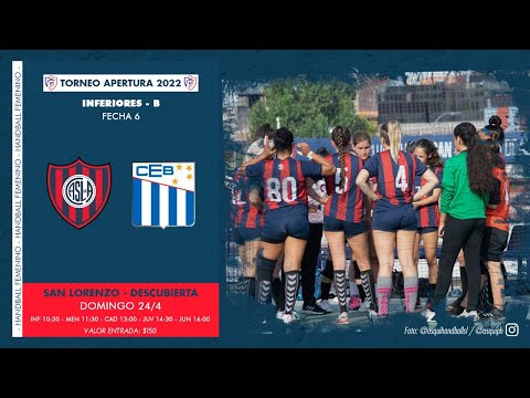 6º Fecha Cadetas Femenino San Lorenzo vs. Club Social y Deportivo Estrella de Boedo