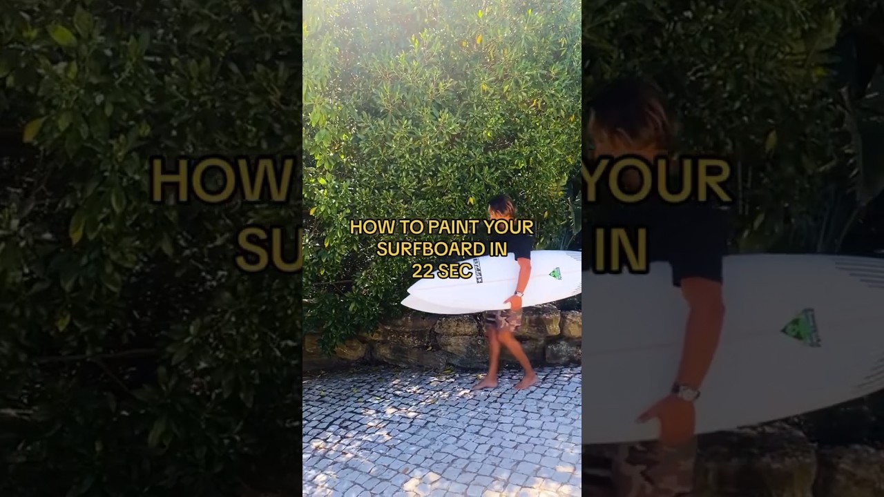 This is how I paint my board to look like this. Look insane 😱 #surfing #surf #paintboard