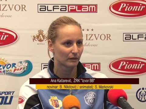 ŽRK IZVOR BUKOVIČKA BANJA-ŽRK ŽELEZNIČAR IZ INĐIJE KZN POSLE UTAKMICE-25.03.2016.