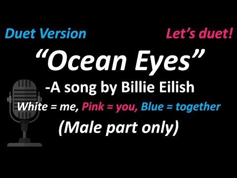 Billie Eilish - Ocean Eyes (Duet Version | Male Part Only) | Cover