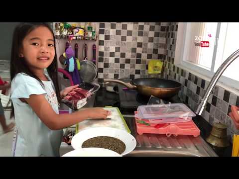 Zara Cute Memasak Masakan Jepang untuk Papa Tercinta |...