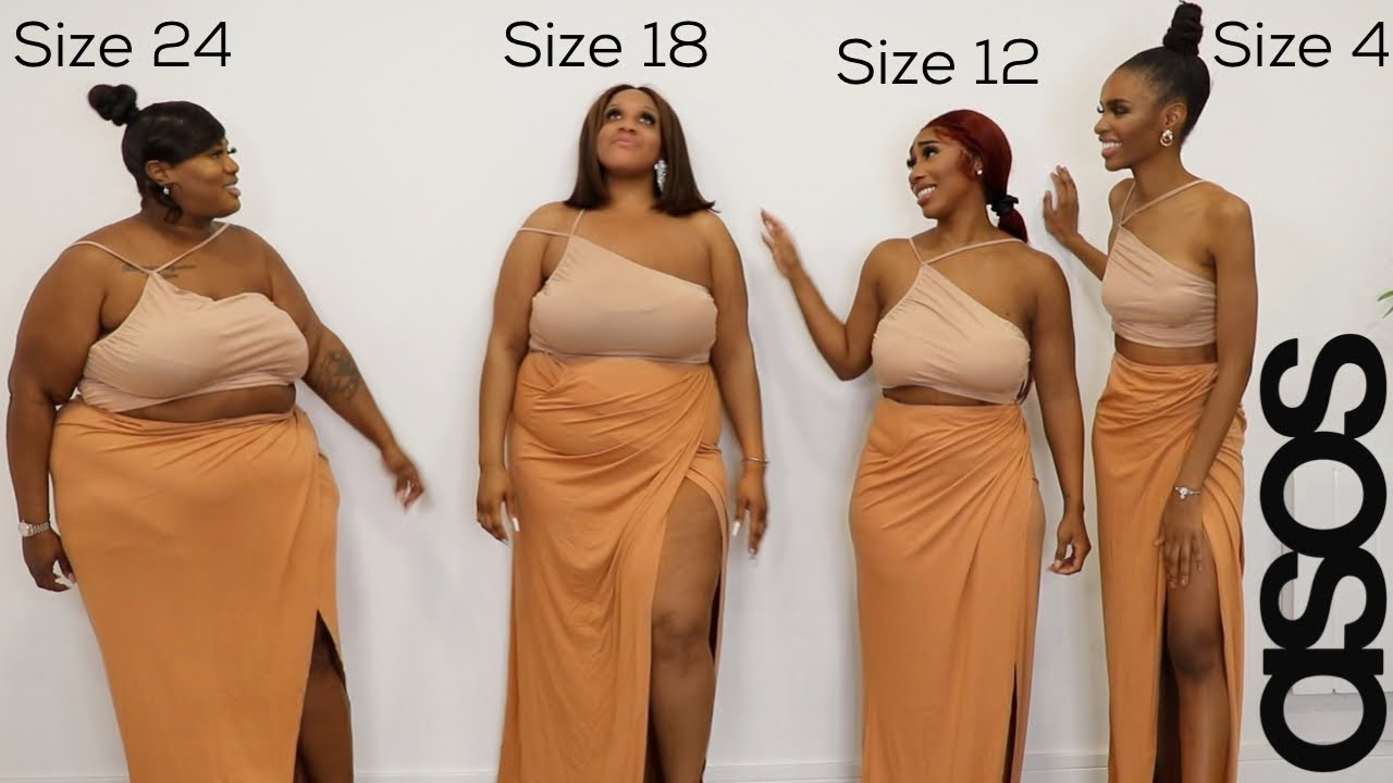 SIZE 4 vs 12 vs 18 vs 24 TRY ON SAME ASOS OUTFITS