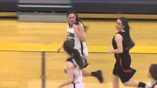 preview picture of video '#4 Powell vs. Lovell at Thermopolis - 3A Girls Basketball 1/10/15'