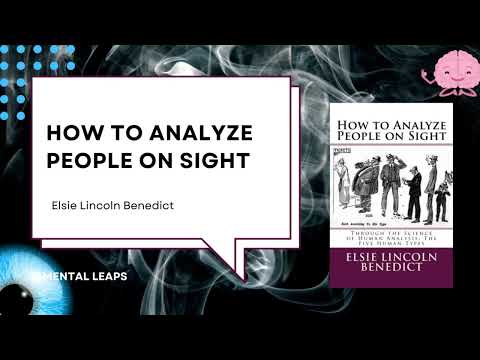 How To Analyze People on Sight by Elsie Lincoln Benedict and Ralph Paine Benedict🍀