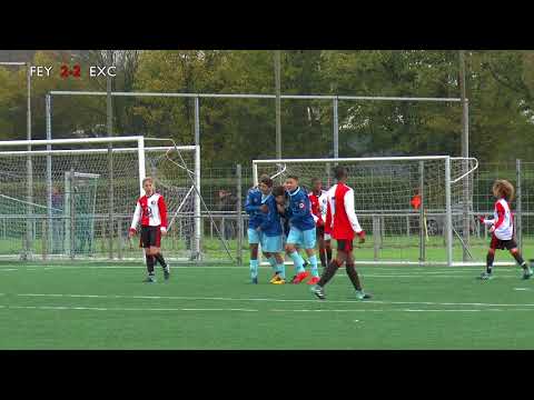 Feyenoord - SBV Excelsior R. O14, 11 nov. 2017. Oefenwedstrijd