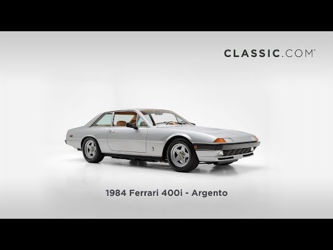 1984 Ferrari 400i GT Manual in Argento | Studio Showcase
