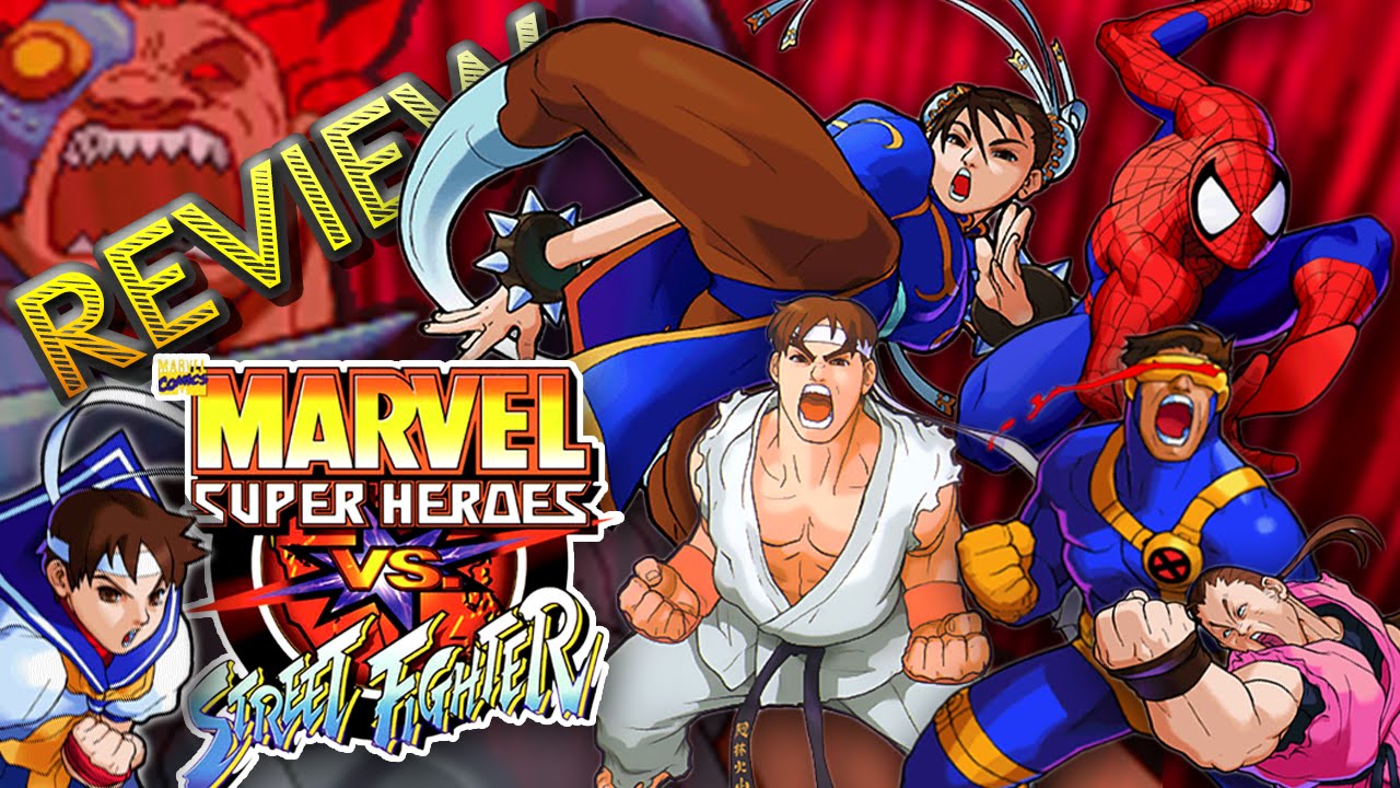 Marvel Super Heroes vs Street Fighter - Review do Crossover do Arcade