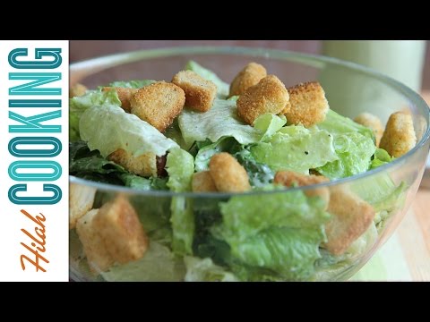 ビーガンシーザーサラダの作り方｜Hilah Cooking (How to Make Vegan Caesar Salad |  Hilah Cooking)