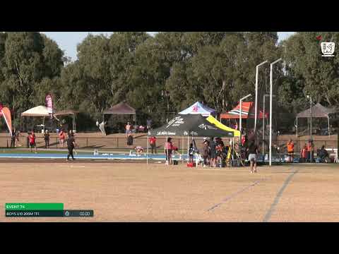 Boys U10 200m Timed Final 1 : 2024-25 State Track and Field Championships