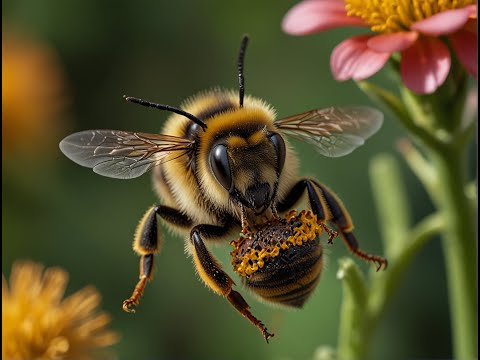 How Do Bees Collect Pollen ?