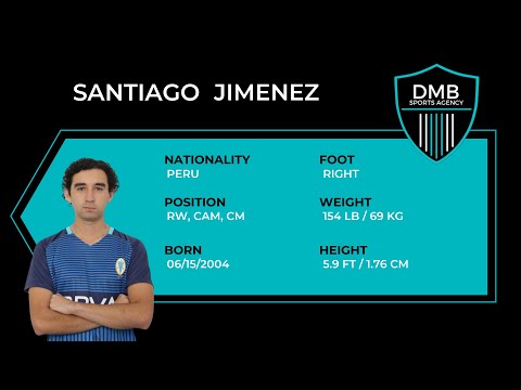 Santiago Jimenez (RW, CAM, CM) Soccer Recruiting Video - Committed to Indiana Tech University
