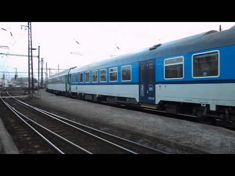Příjezd a odsun vlaku R 888 (ČD 162.011) - Ústí nad Labem západ, 21. 3. 2013
