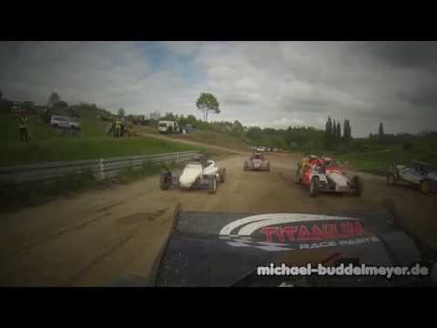 Autocross DM Seelow 2014 Buggy 1600 Finale Buddelmeyer Onboard Mix